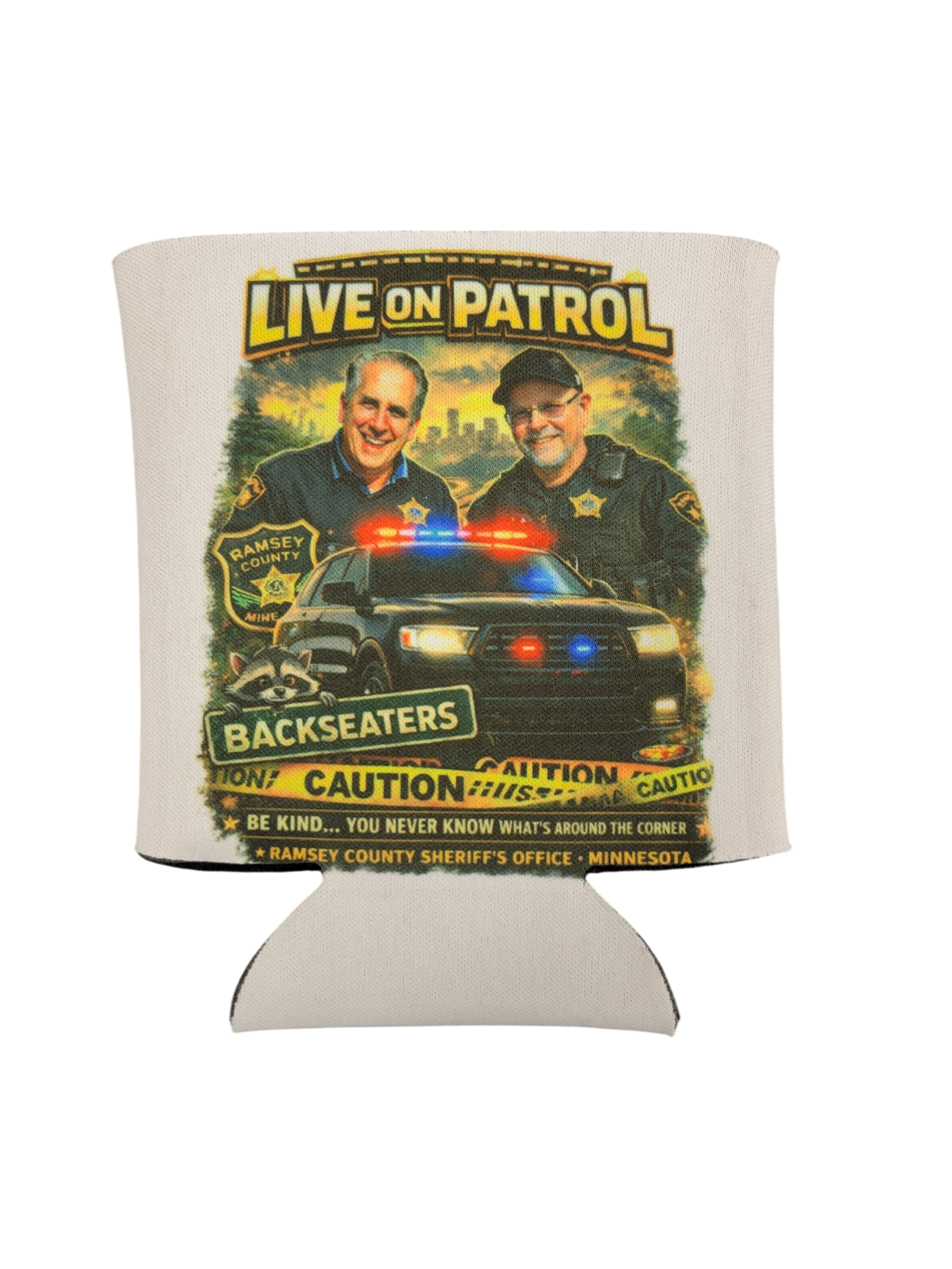 Live On Patrol Can Koozie